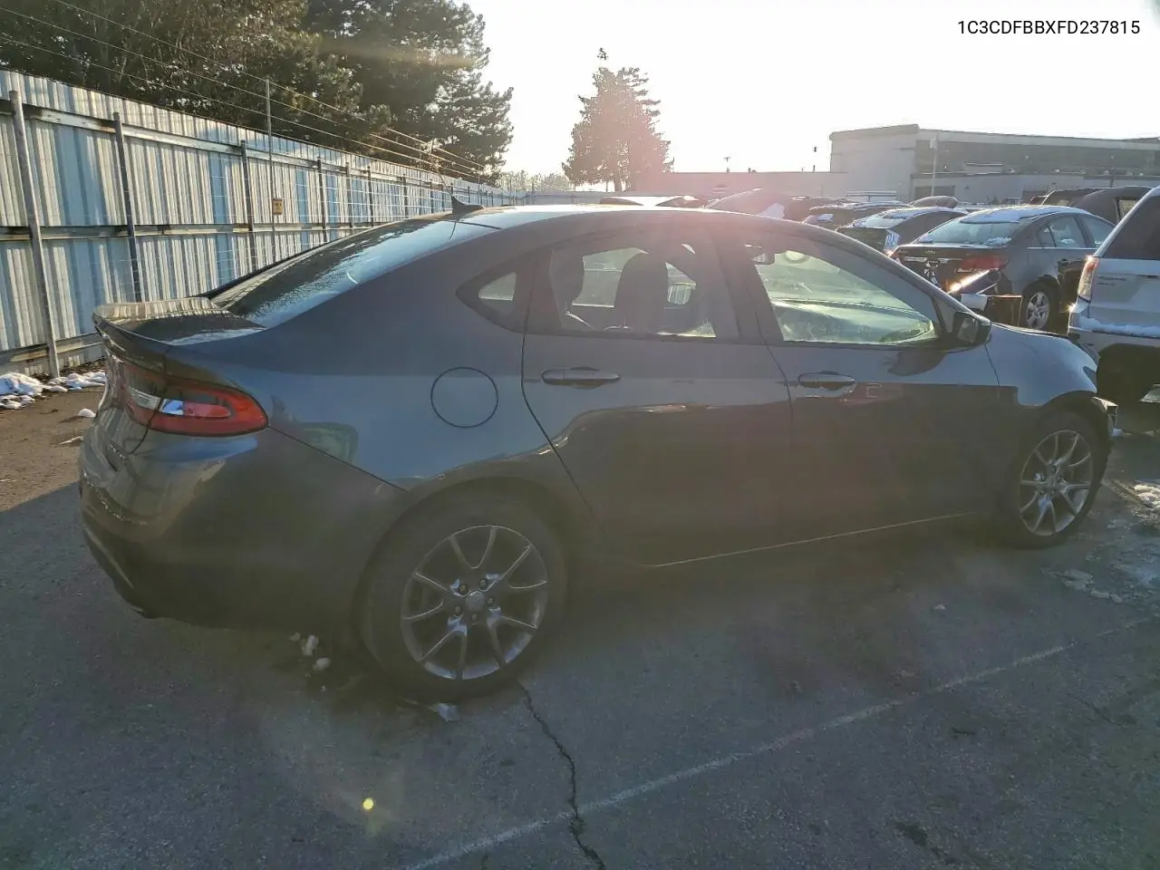 1C3CDFBBXFD237815 2015 Dodge Dart Sxt