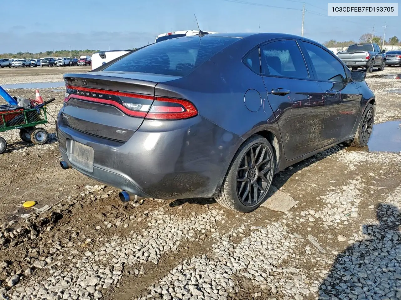 1C3CDFEB7FD193705 2015 Dodge Dart Gt