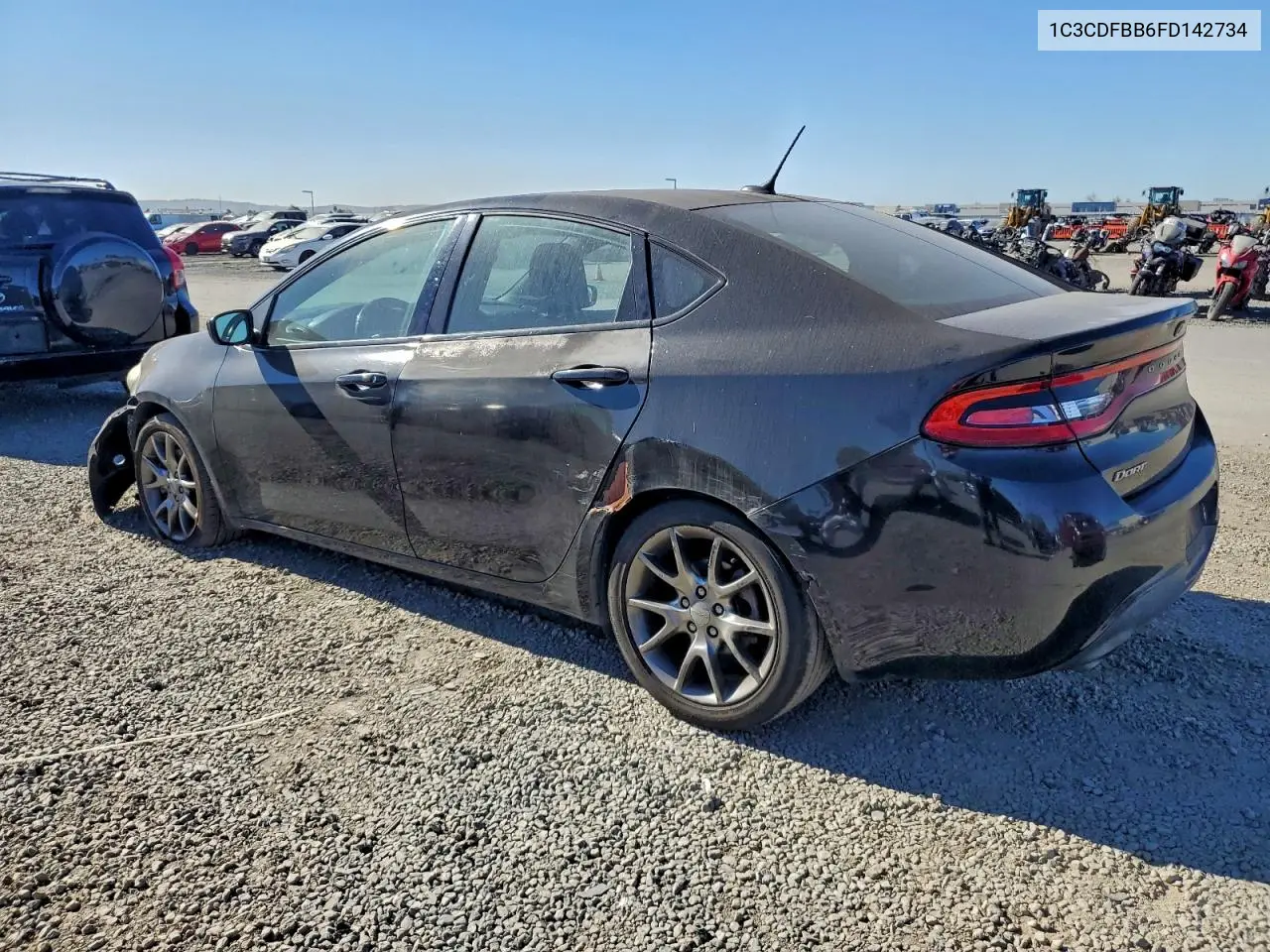 1C3CDFBB6FD142734 2015 Dodge Dart Sxt