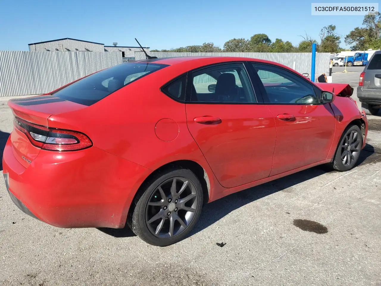 1C3CDFFA5GD821512 2016 Dodge Dart Sxt Sport