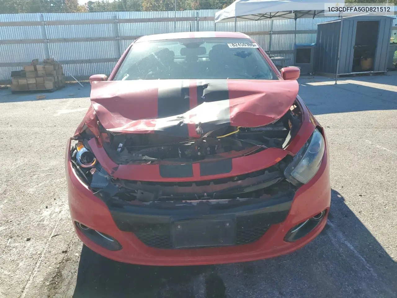 1C3CDFFA5GD821512 2016 Dodge Dart Sxt Sport