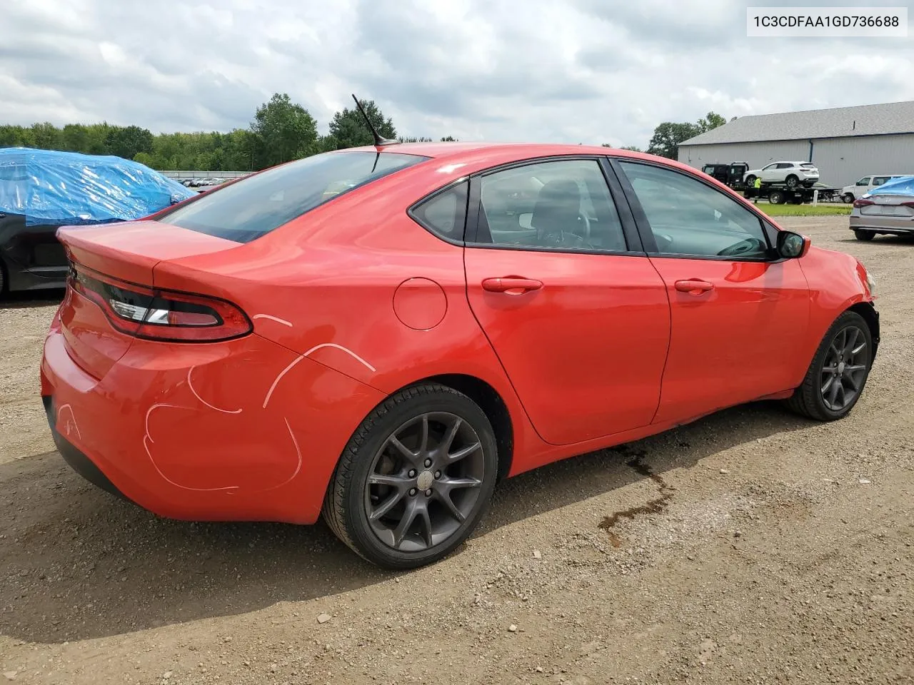 1C3CDFAA1GD736688 2016 Dodge Dart Se