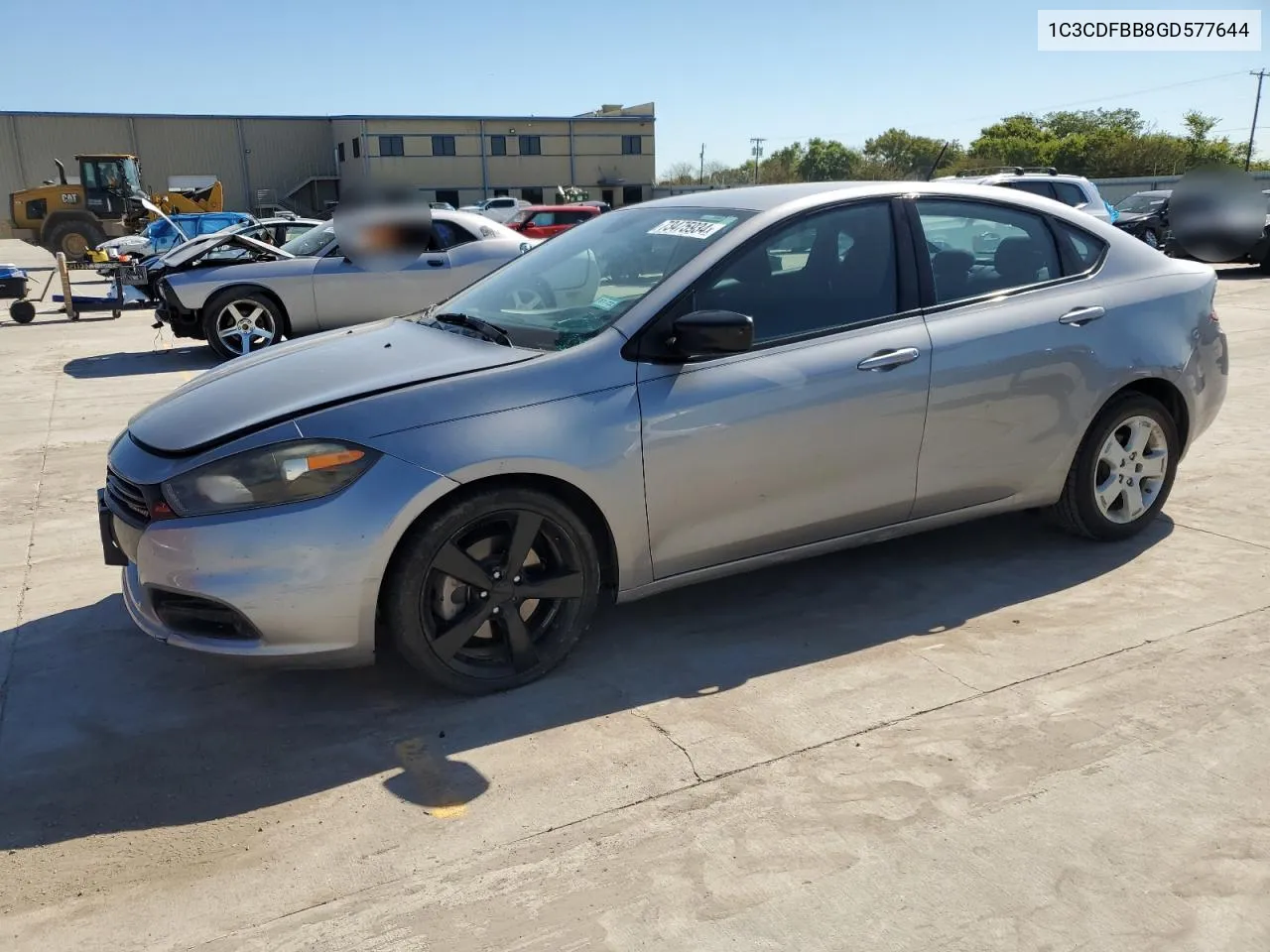 1C3CDFBB8GD577644 2016 Dodge Dart Sxt