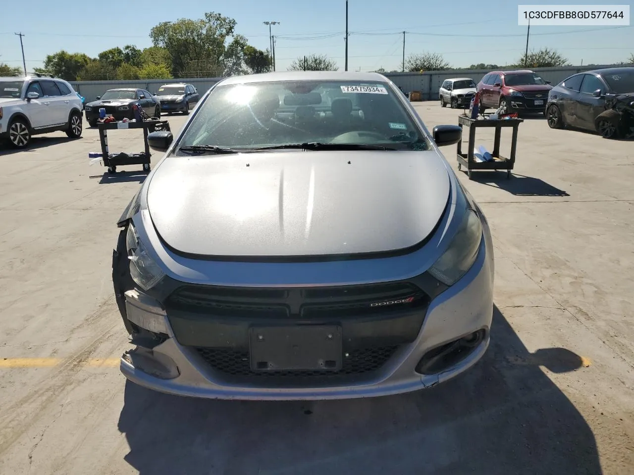 1C3CDFBB8GD577644 2016 Dodge Dart Sxt