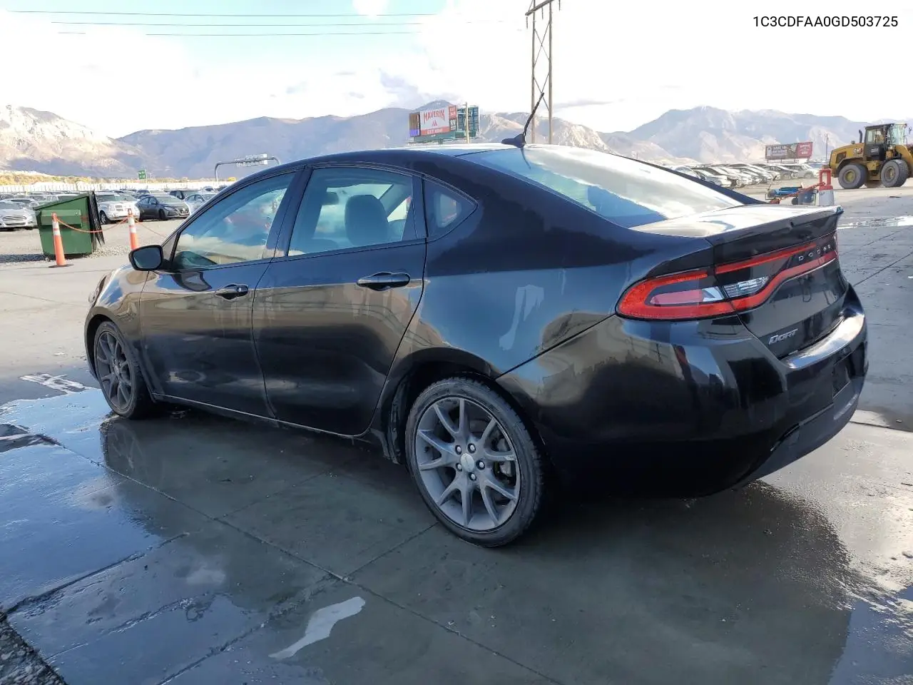 1C3CDFAA0GD503725 2016 Dodge Dart Se