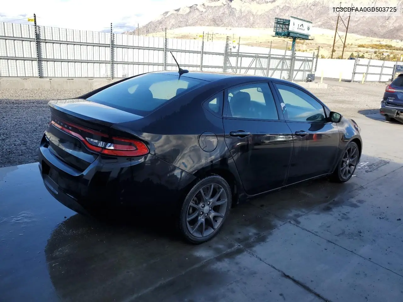 1C3CDFAA0GD503725 2016 Dodge Dart Se