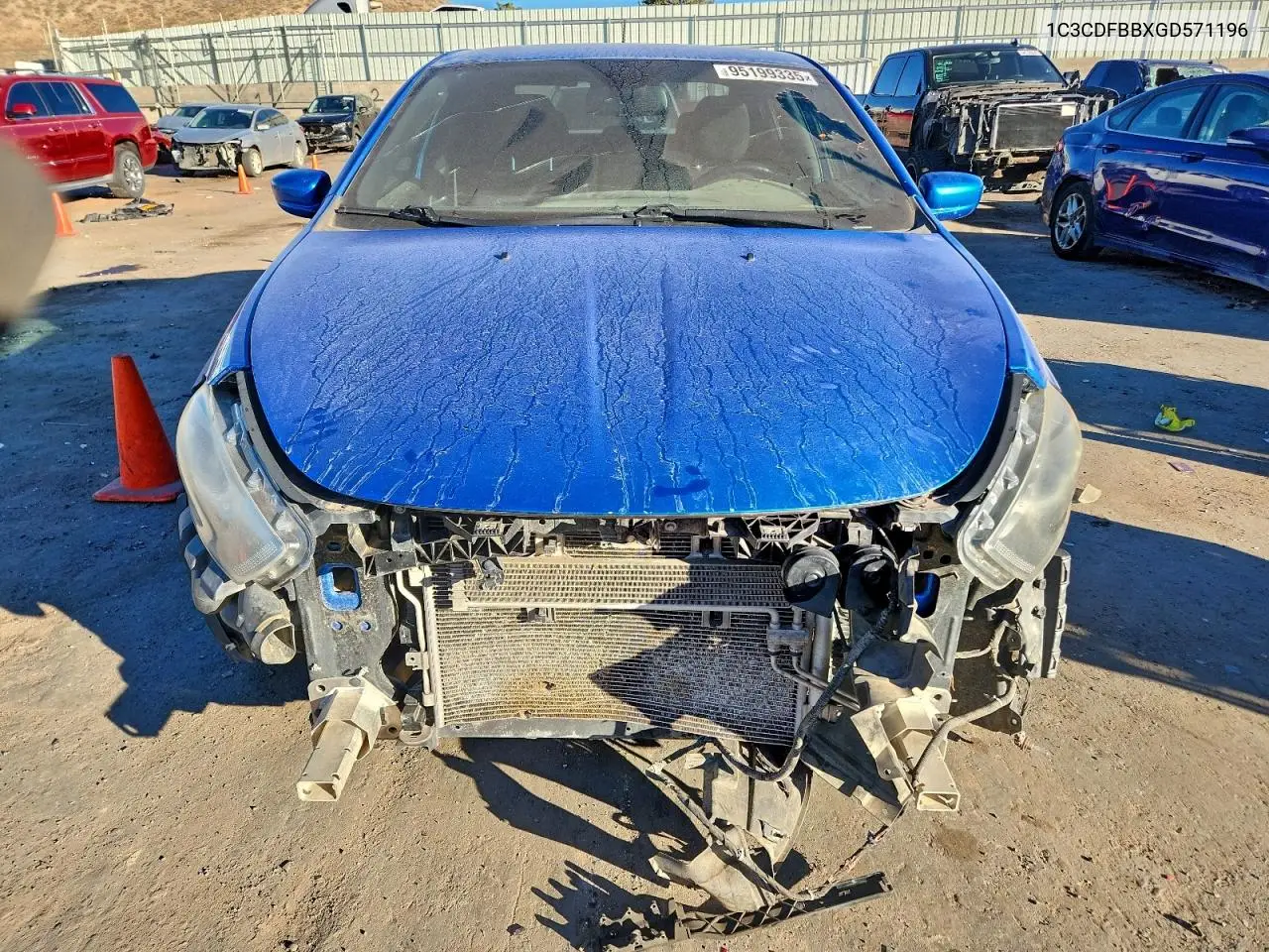 1C3CDFBBXGD571196 2016 Dodge Dart Sxt