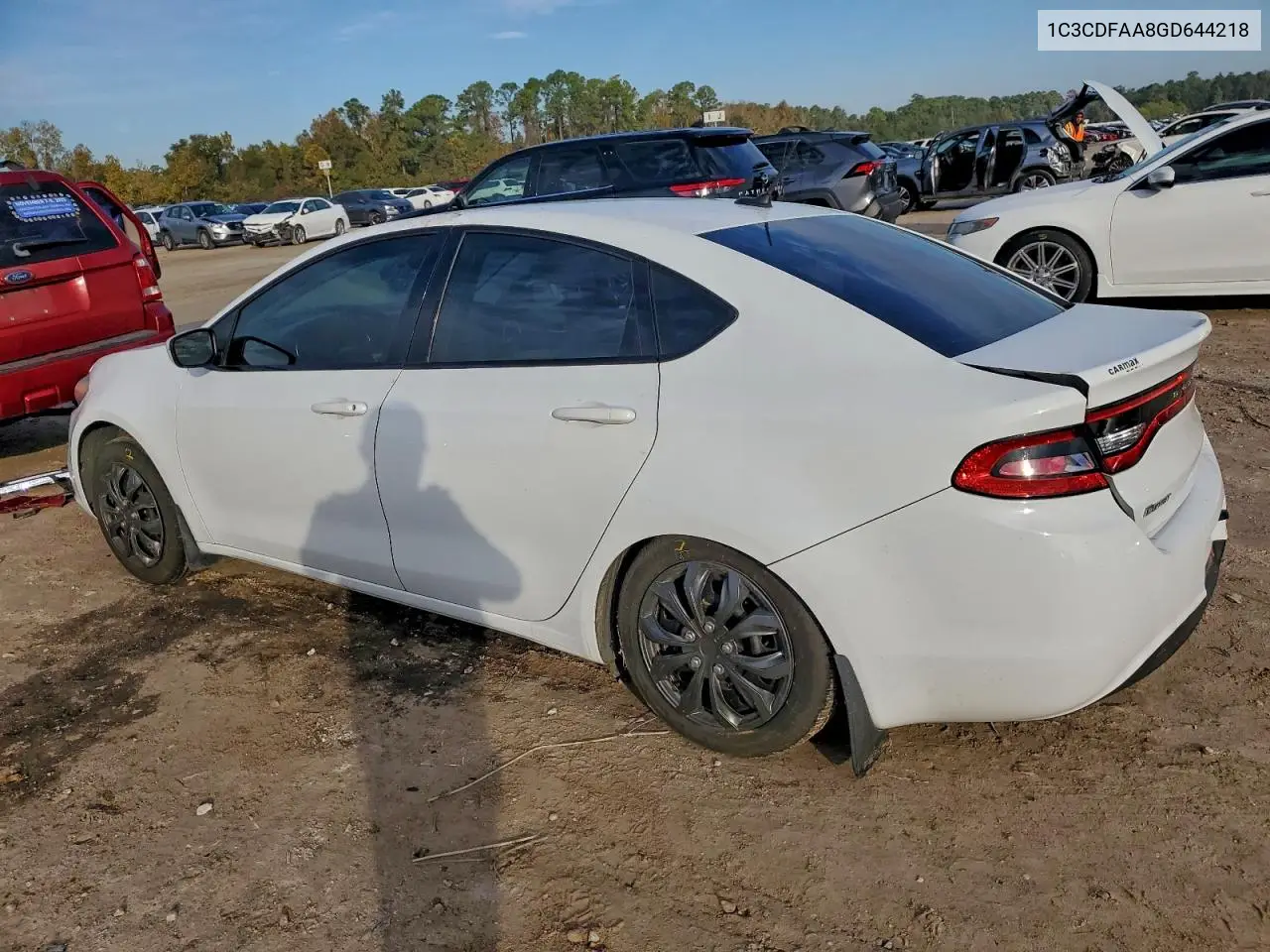 1C3CDFAA8GD644218 2016 Dodge Dart Se