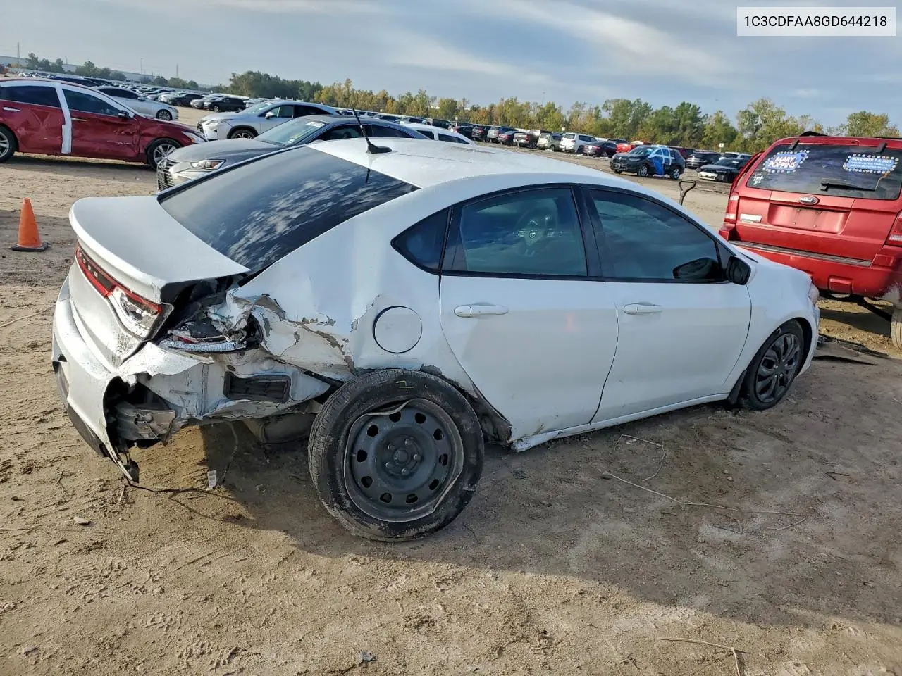1C3CDFAA8GD644218 2016 Dodge Dart Se