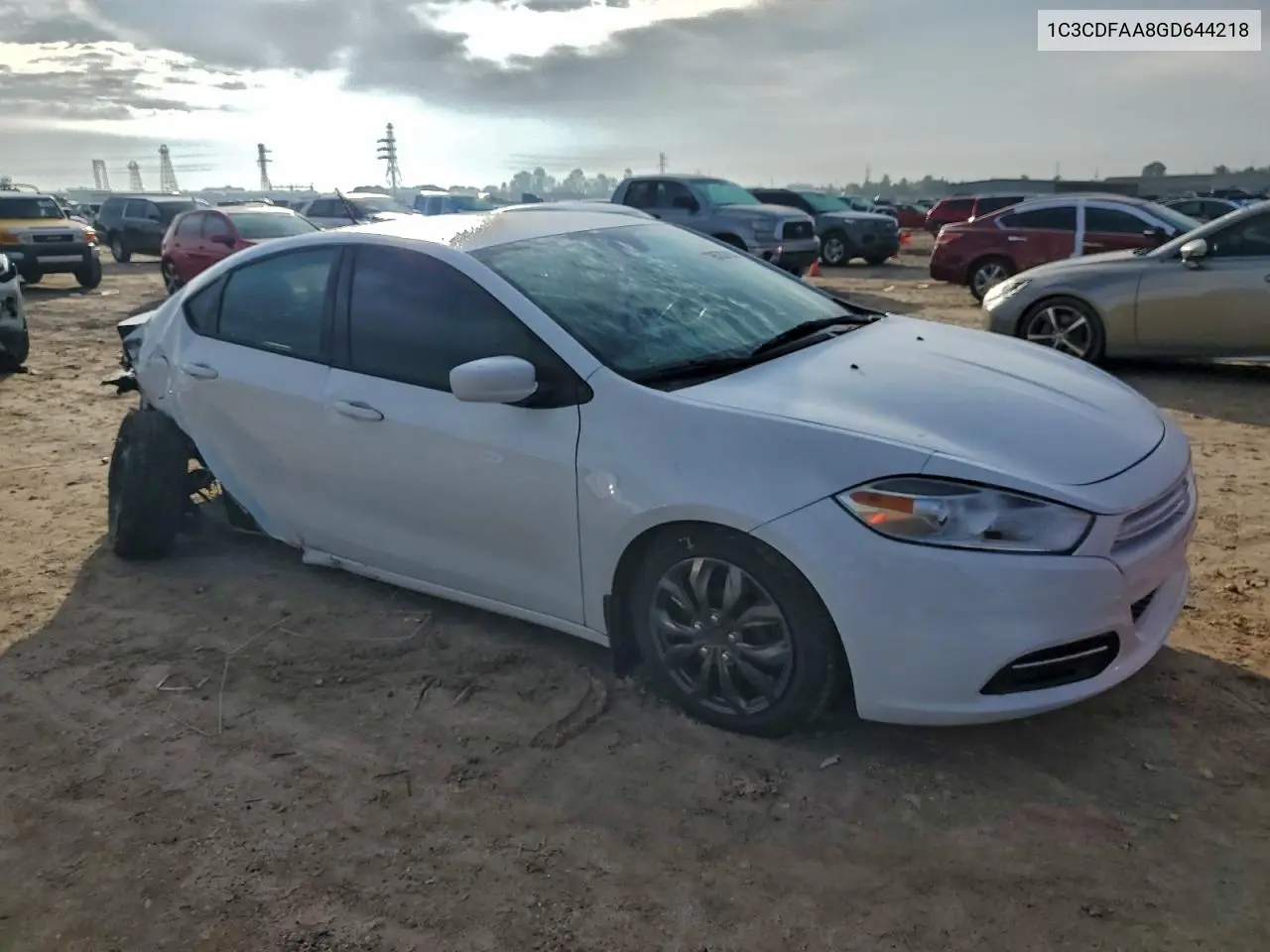 1C3CDFAA8GD644218 2016 Dodge Dart Se
