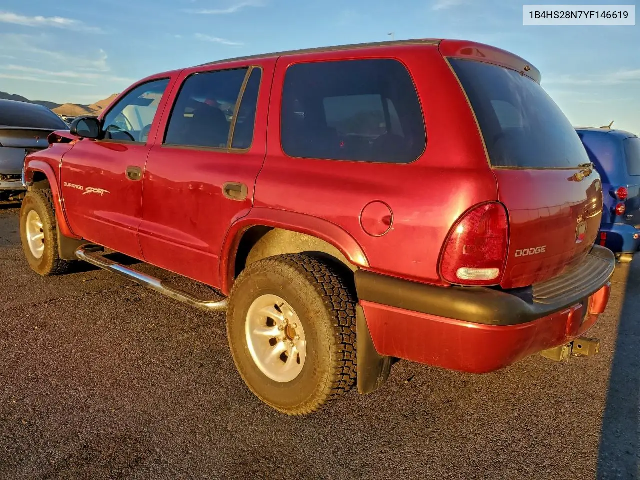 1B4HS28N7YF146619 2000 Dodge Durango