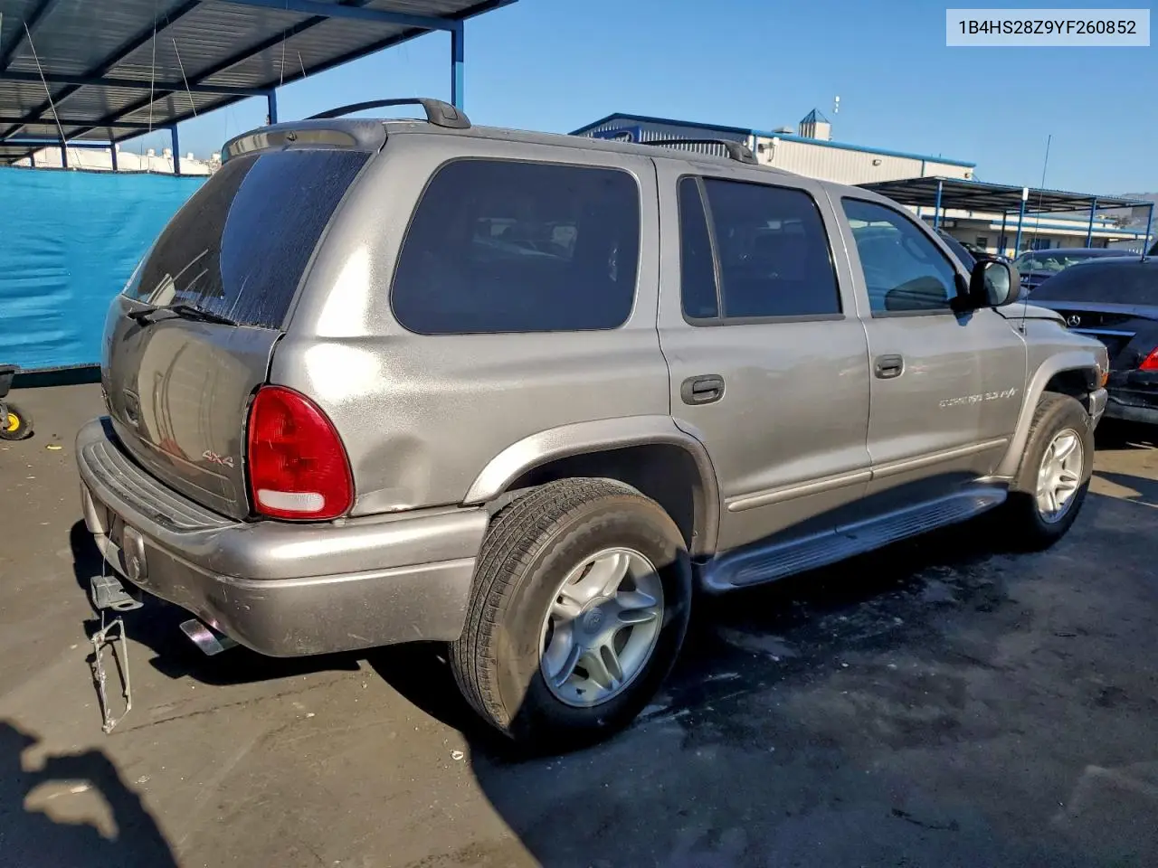 1B4HS28Z9YF260852 2000 Dodge Durango