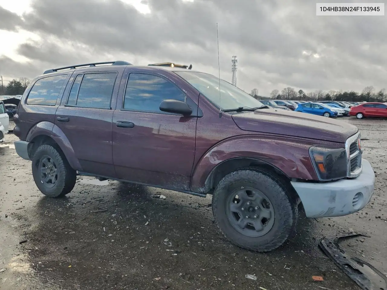 1D4HB38N24F133945 2004 Dodge Durango St