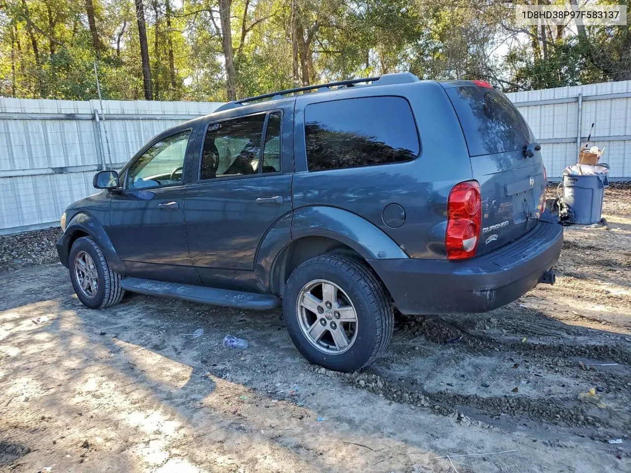 1D8HD38P97F583137 2007 Dodge Durango Sxt