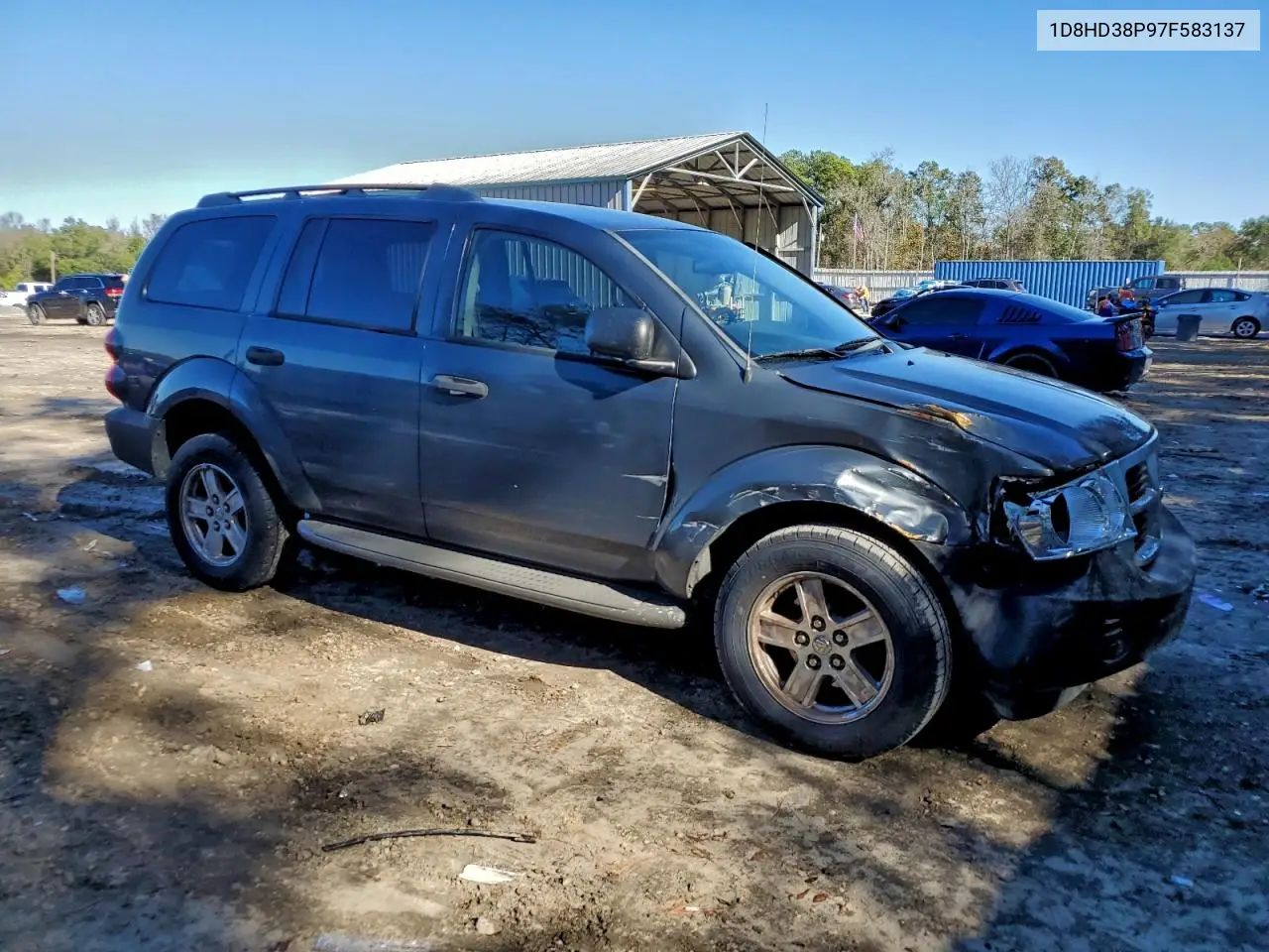 1D8HD38P97F583137 2007 Dodge Durango Sxt