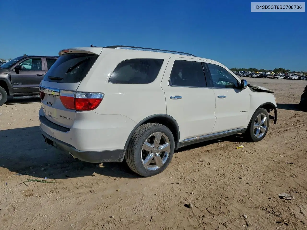 1D4SD5GT8BC708706 2011 Dodge Durango Citadel