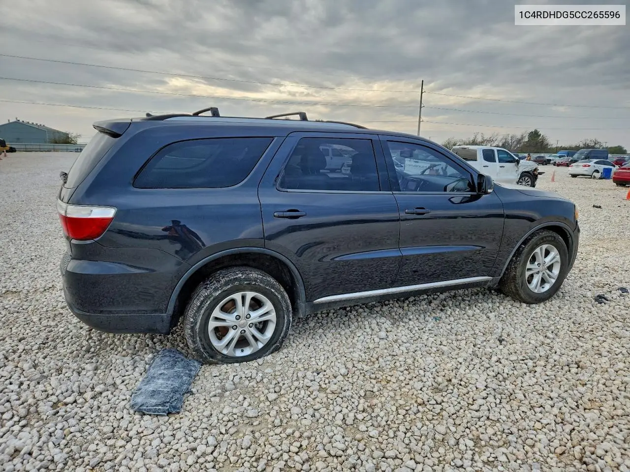 1C4RDHDG5CC265596 2012 Dodge Durango Crew