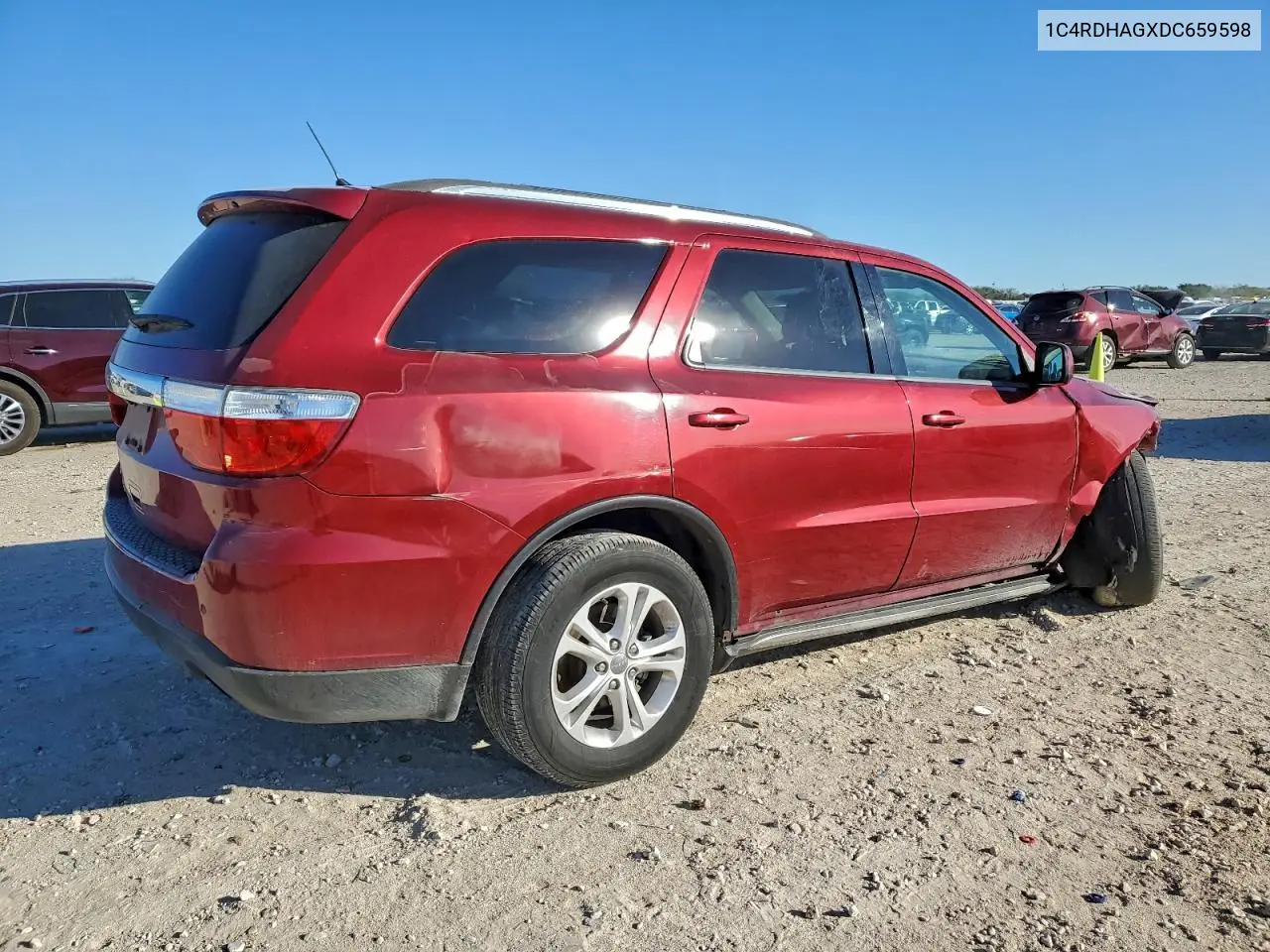 1C4RDHAGXDC659598 2013 Dodge Durango Sxt