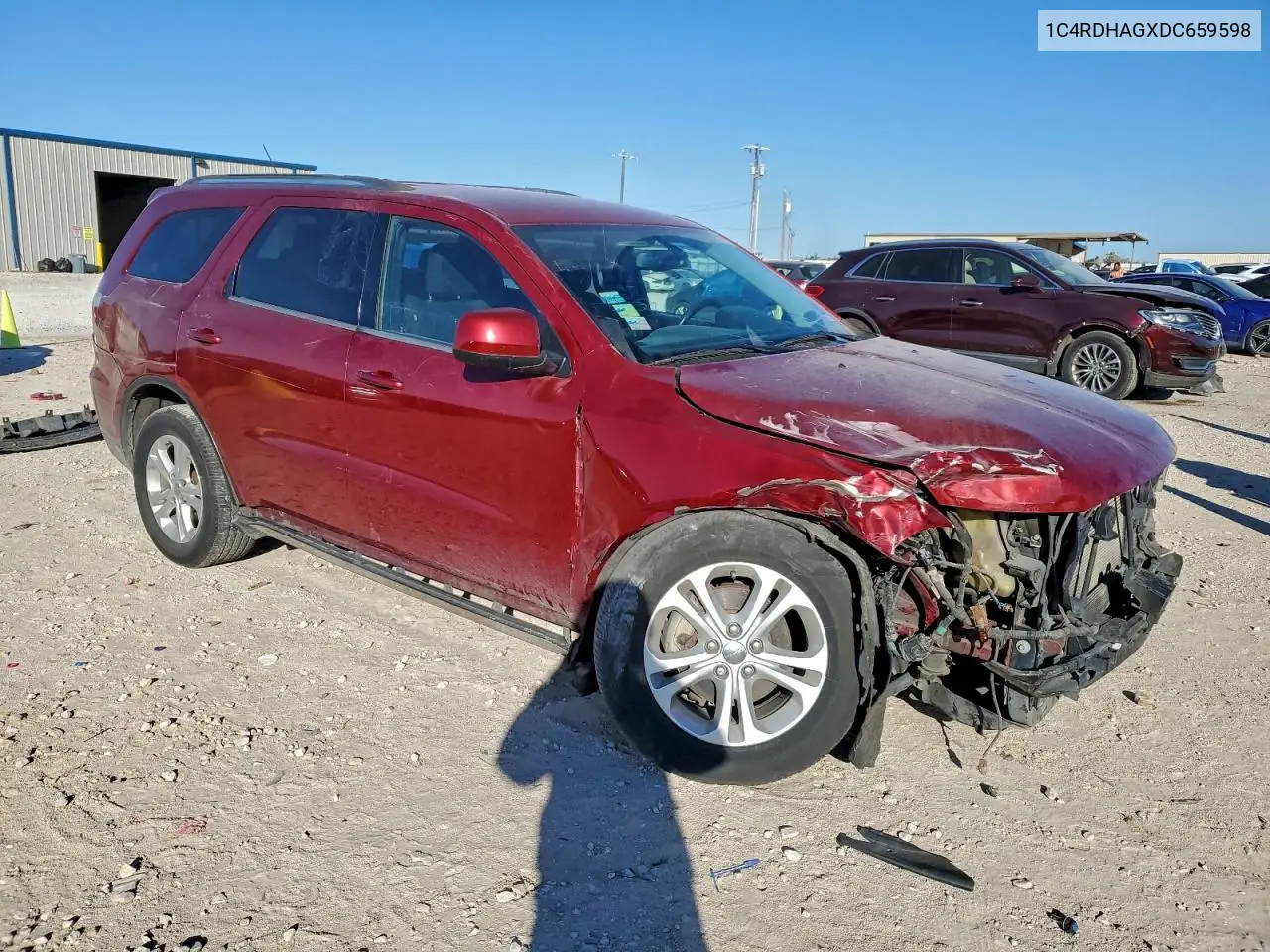 1C4RDHAGXDC659598 2013 Dodge Durango Sxt