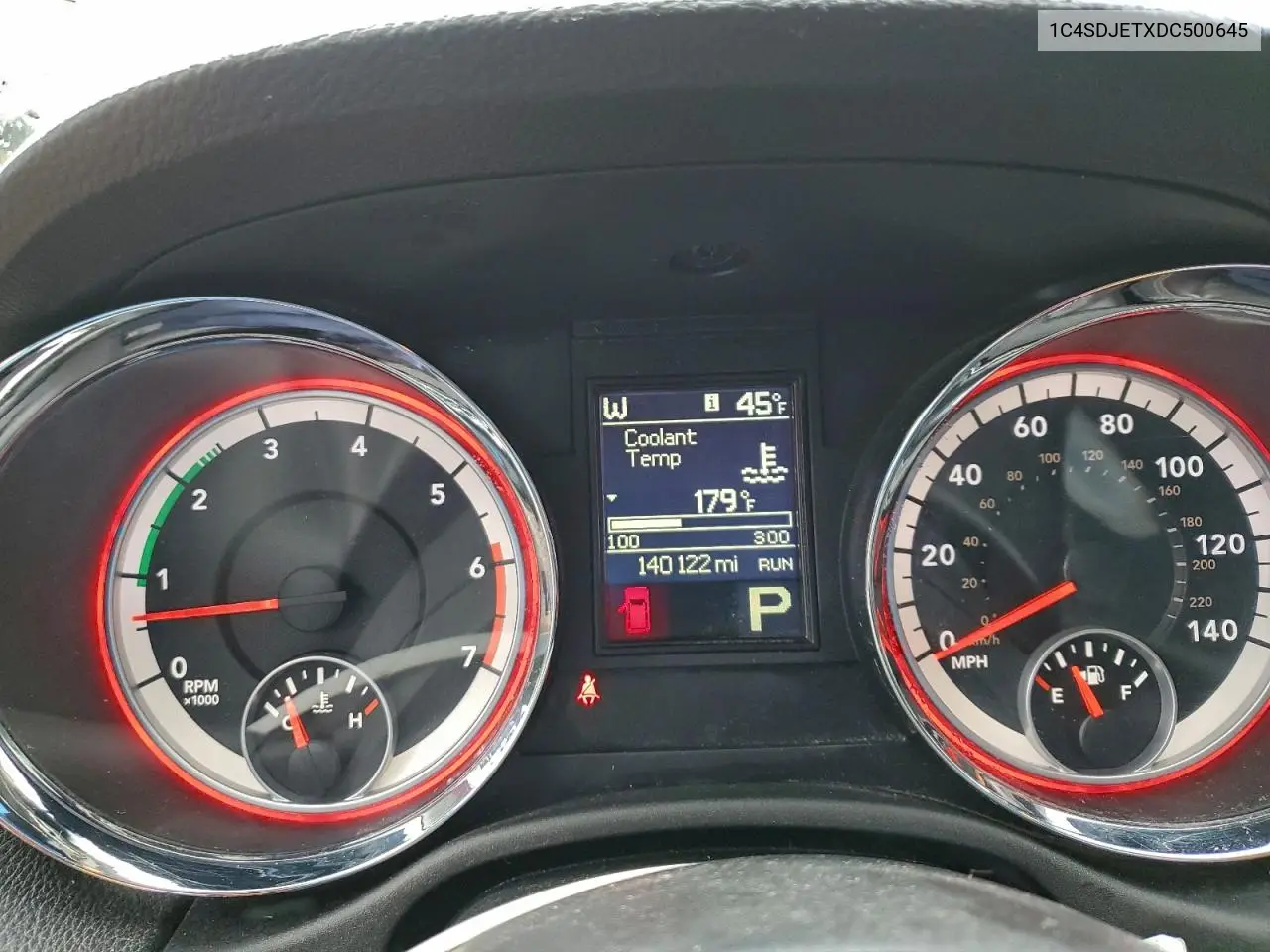 1C4SDJETXDC500645 2013 Dodge Durango Citadel