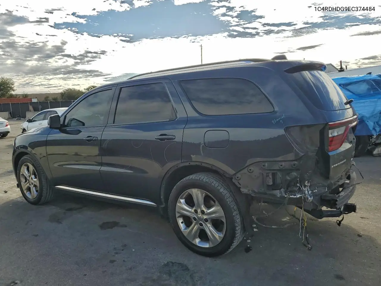 1C4RDHDG9EC374484 2014 Dodge Durango Limited