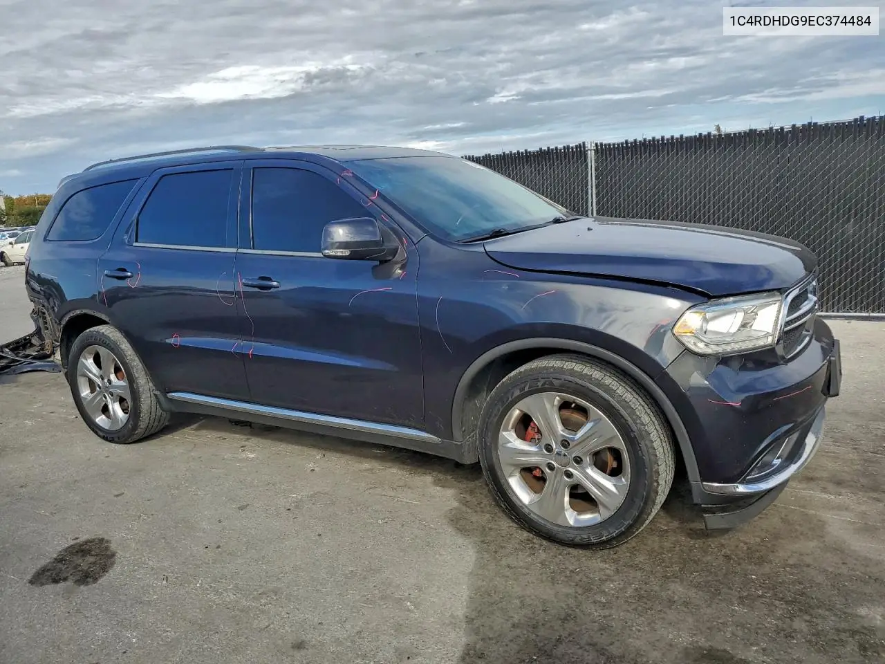 1C4RDHDG9EC374484 2014 Dodge Durango Limited