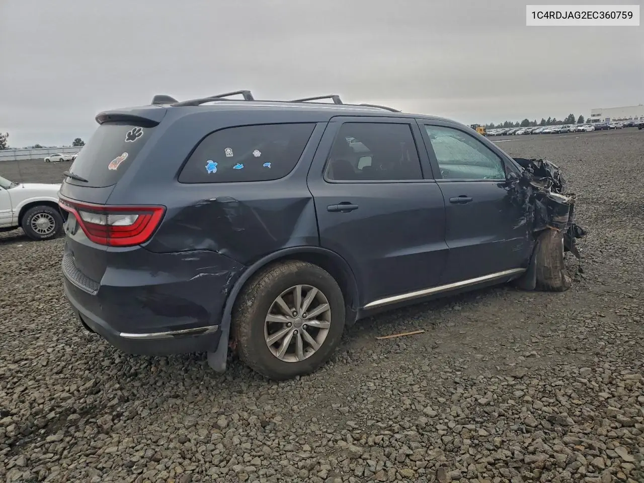 1C4RDJAG2EC360759 2014 Dodge Durango Sxt