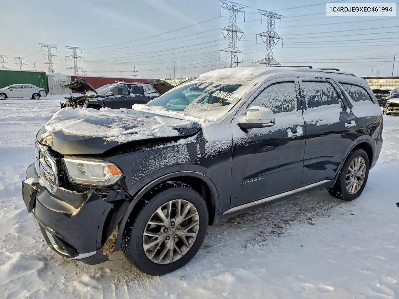1C4RDJEGXEC461994 2014 Dodge Durango Citadel