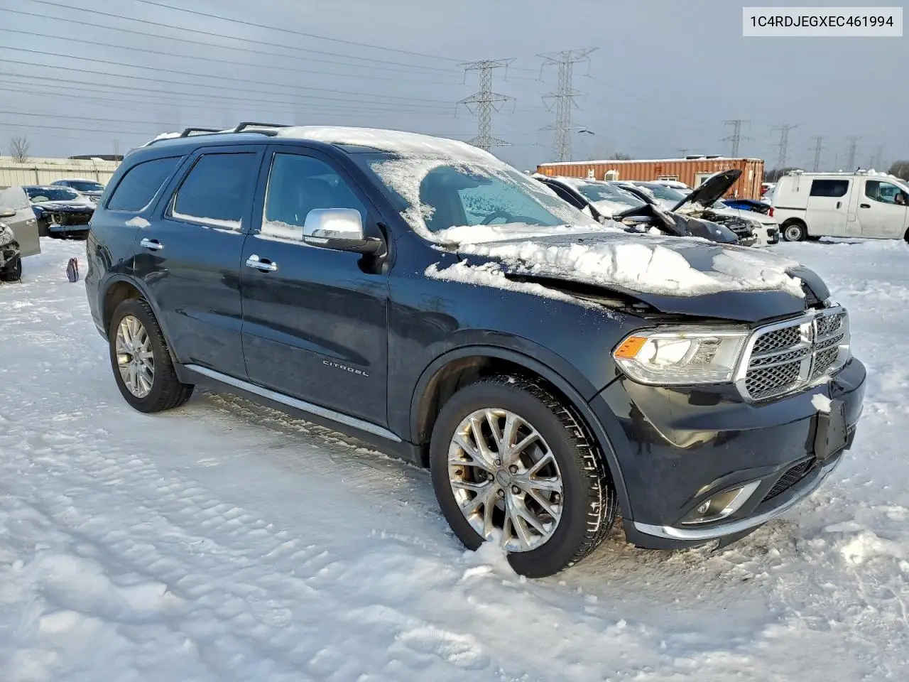 1C4RDJEGXEC461994 2014 Dodge Durango Citadel