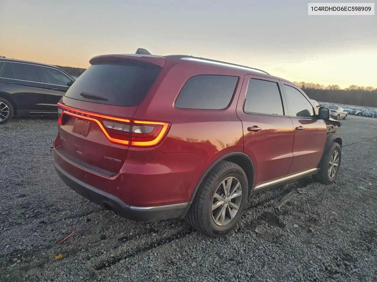 1C4RDHDG6EC598909 2014 Dodge Durango Limited