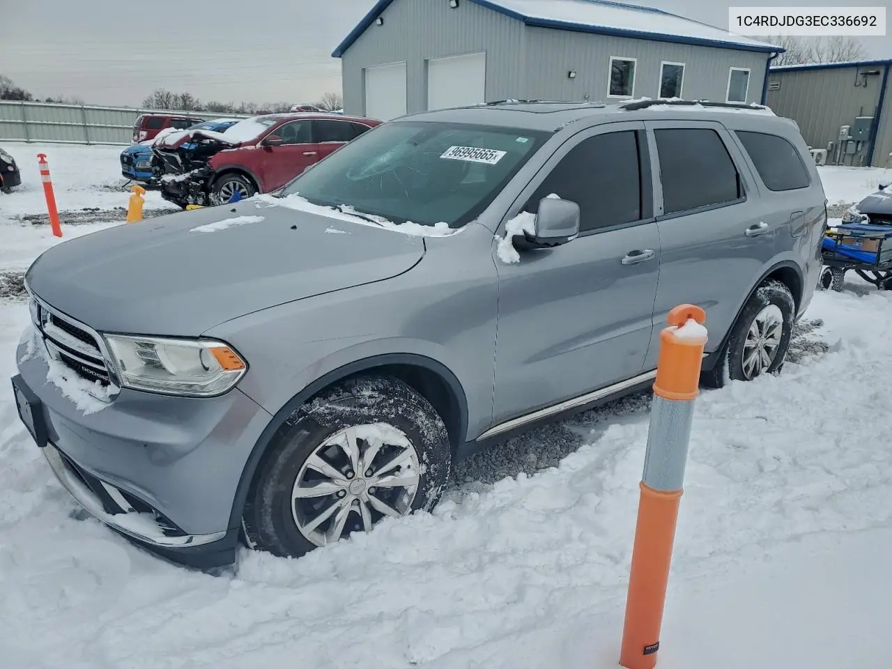 1C4RDJDG3EC336692 2014 Dodge Durango Limited
