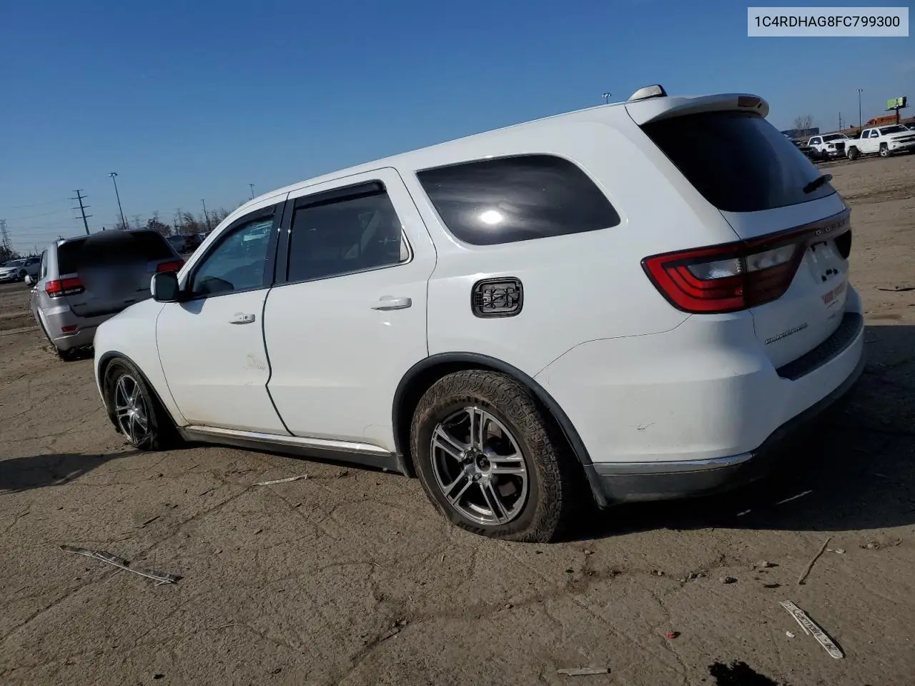 1C4RDHAG8FC799300 2015 Dodge Durango Sxt