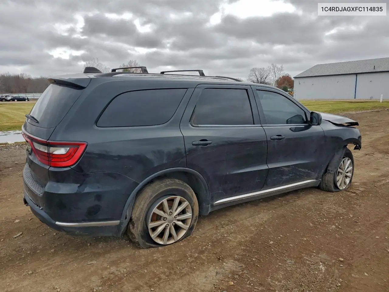 1C4RDJAGXFC114835 2015 Dodge Durango Sxt