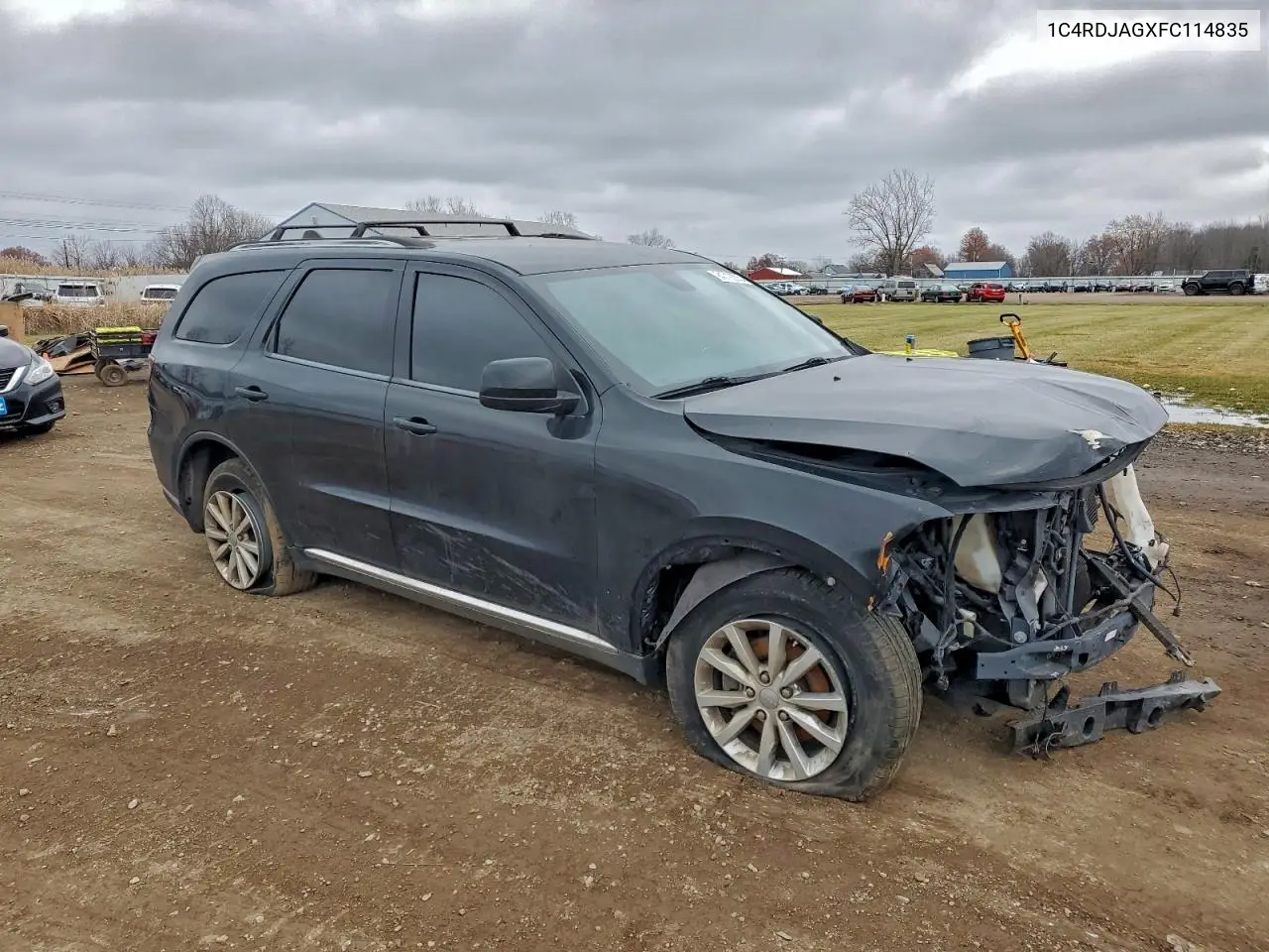 1C4RDJAGXFC114835 2015 Dodge Durango Sxt