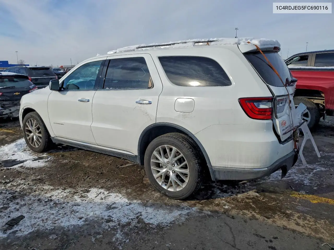 1C4RDJEG5FC690116 2015 Dodge Durango Citadel