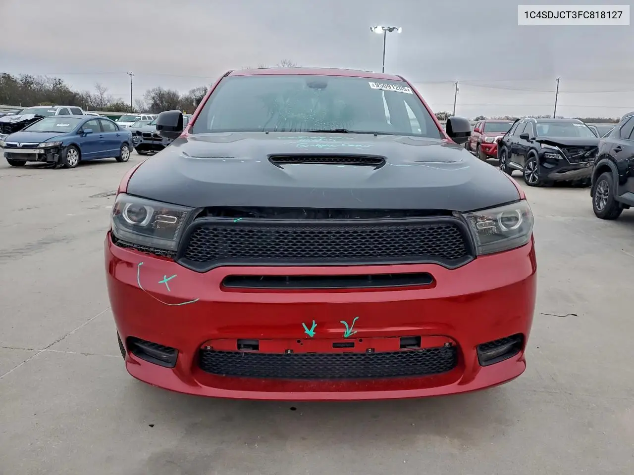 1C4SDJCT3FC818127 2015 Dodge Durango R/T