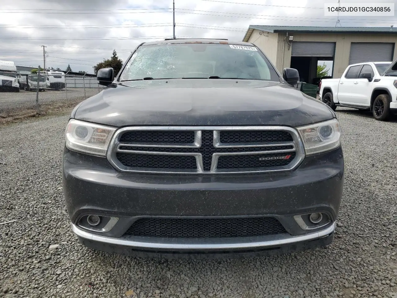 2016 Dodge Durango Limited VIN: 1C4RDJDG1GC340856 Lot: 57787625