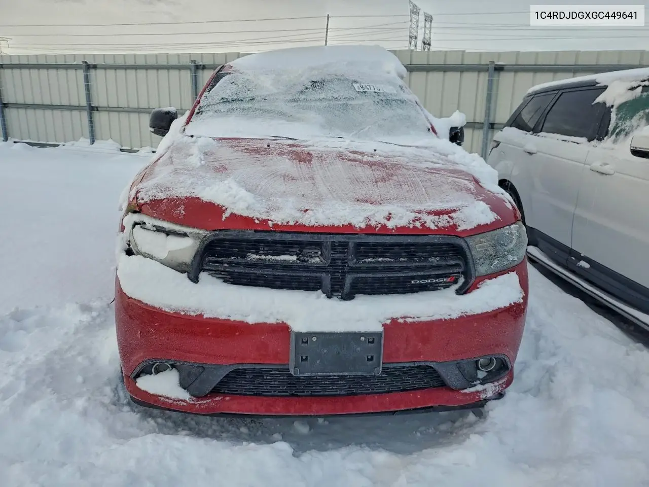 1C4RDJDGXGC449641 2016 Dodge Durango Limited