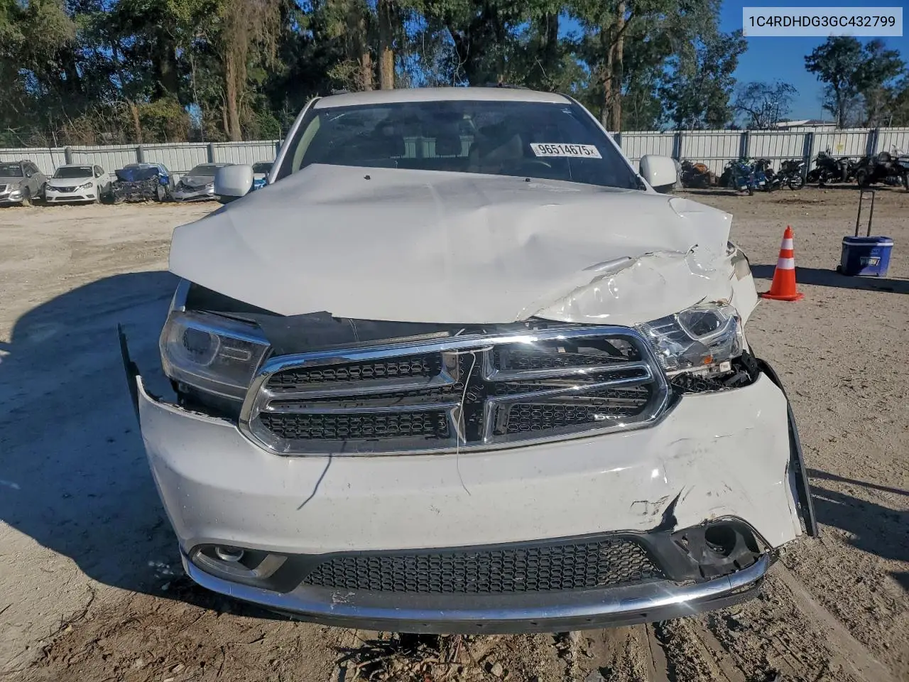 1C4RDHDG3GC432799 2016 Dodge Durango Limited