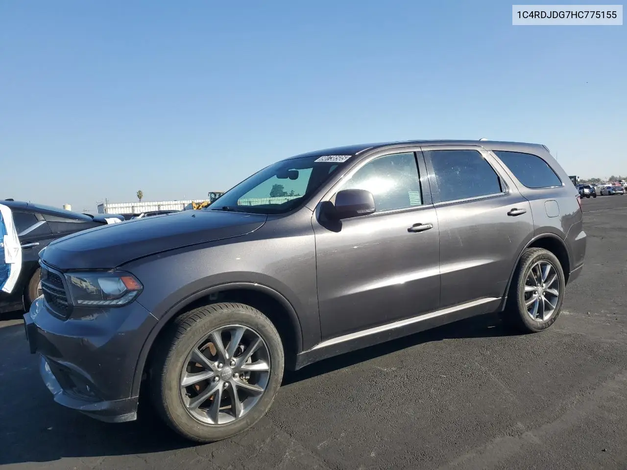1C4RDJDG7HC775155 2017 Dodge Durango Gt