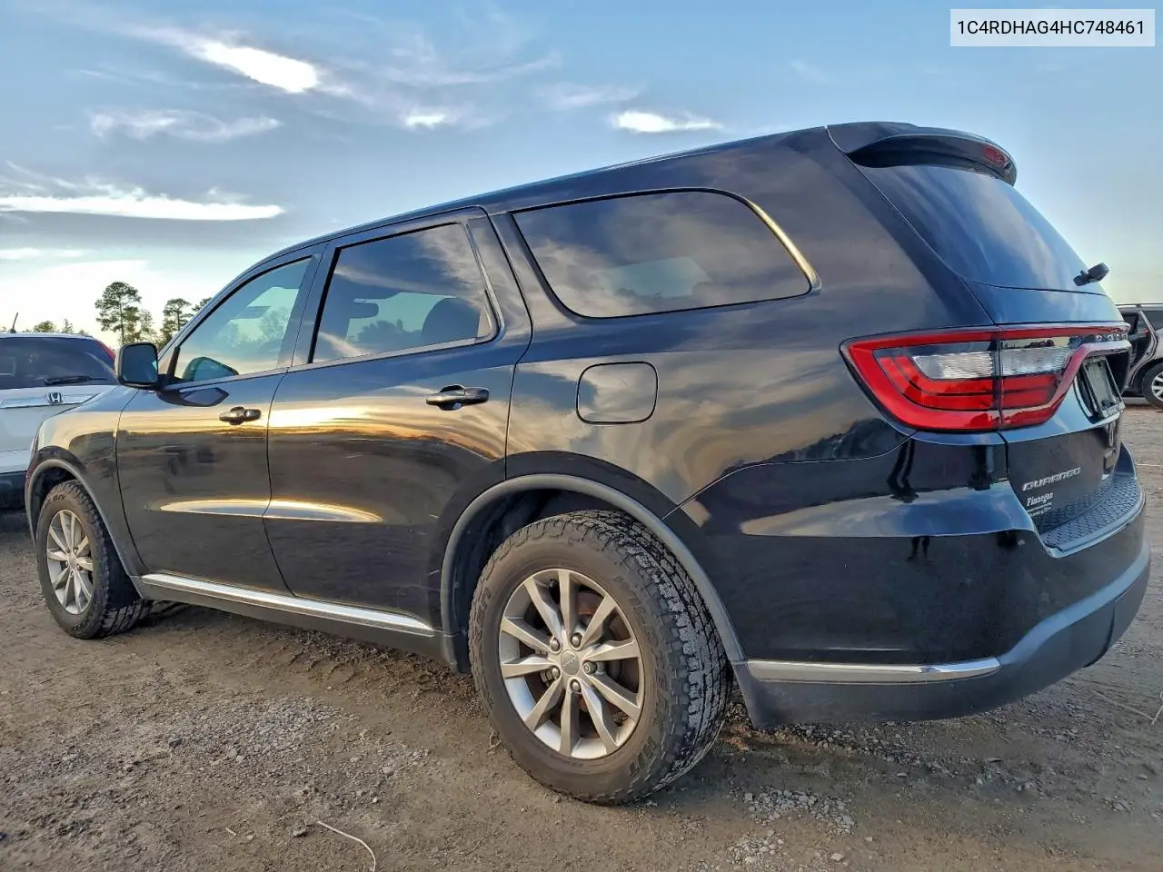 1C4RDHAG4HC748461 2017 Dodge Durango Sxt