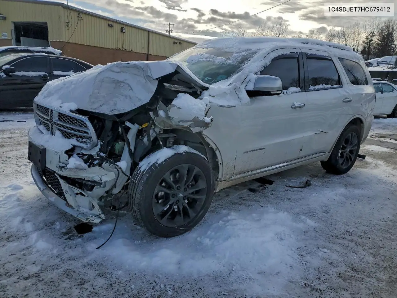 1C4SDJET7HC679412 2017 Dodge Durango Citadel