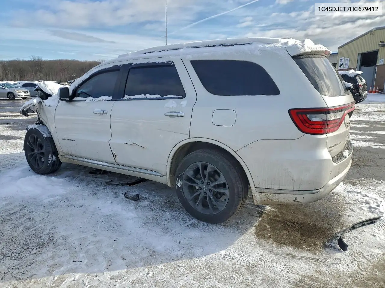 1C4SDJET7HC679412 2017 Dodge Durango Citadel