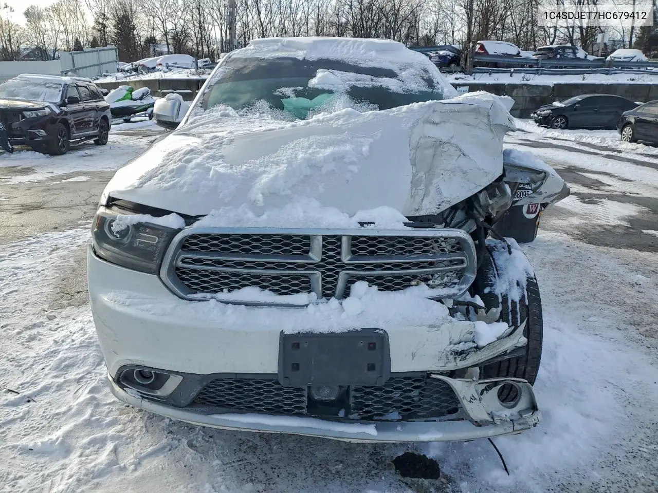 1C4SDJET7HC679412 2017 Dodge Durango Citadel