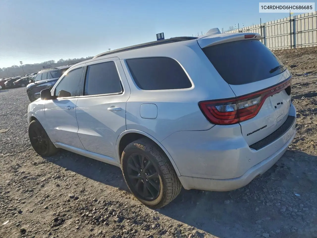 1C4RDHDG6HC686685 2017 Dodge Durango Gt