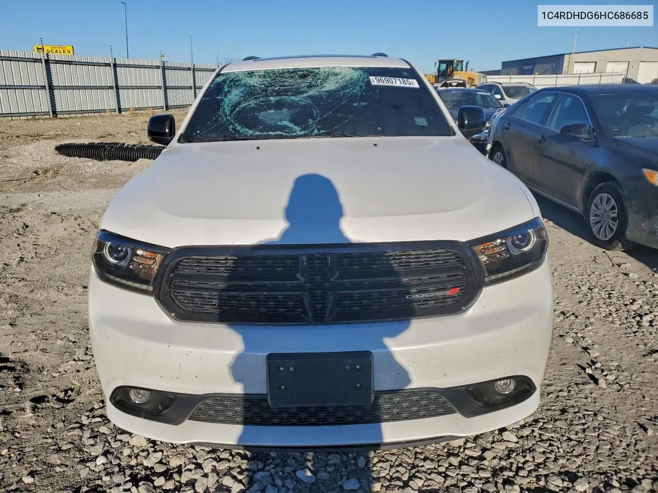 1C4RDHDG6HC686685 2017 Dodge Durango Gt