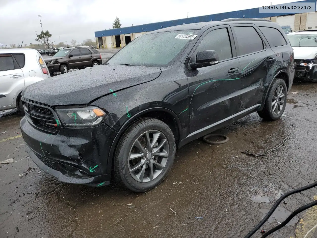 1C4RDJDG5JC232473 2018 Dodge Durango Gt