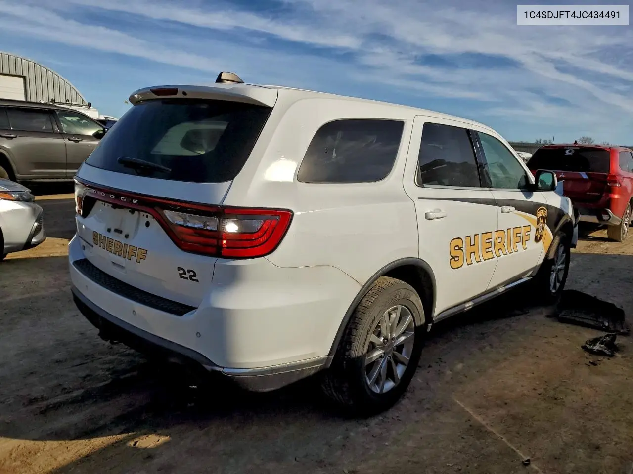 1C4SDJFT4JC434491 2018 Dodge Durango Ssv