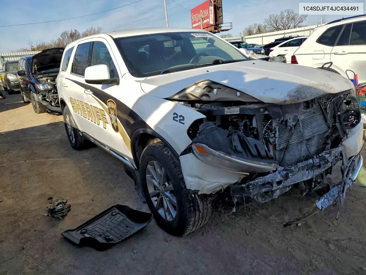 1C4SDJFT4JC434491 2018 Dodge Durango Ssv