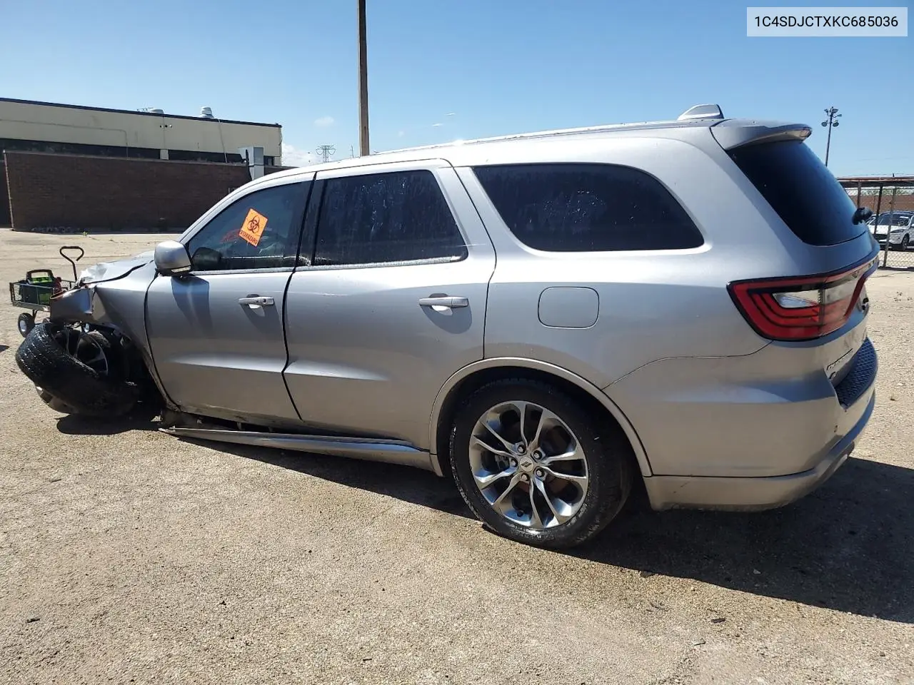 1C4SDJCTXKC685036 2019 Dodge Durango R/T